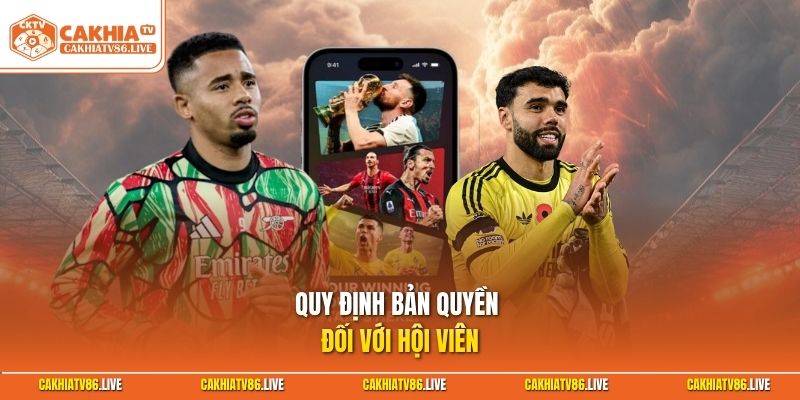 Quy định bản quyền đối với hội viên
